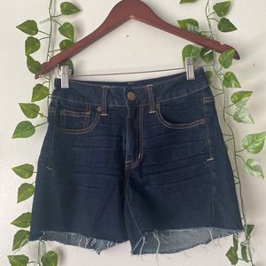 Dark American eagle blue shorts for women size 2